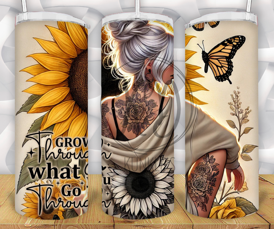 Grow Through What You Go Through Tumbler