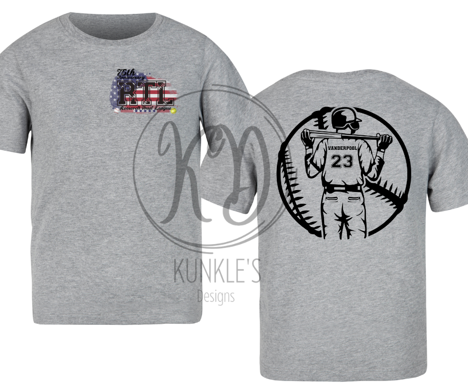 RTL Softball or Baseball Graphic Apparel