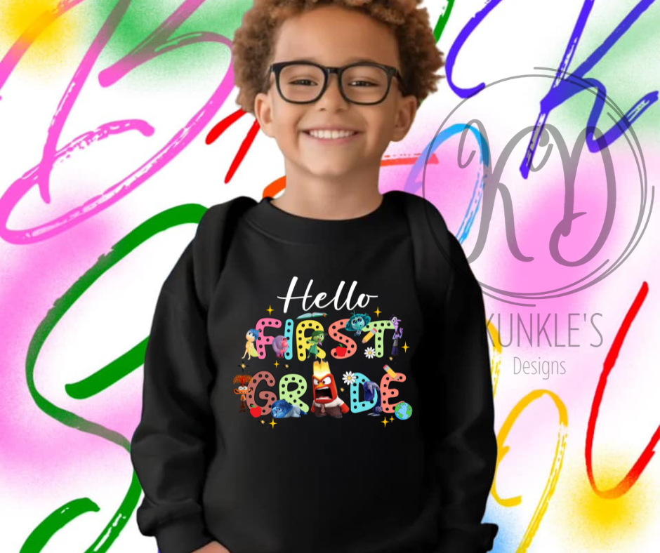 Inside Out 2 Back to School Grades Graphic Apparel