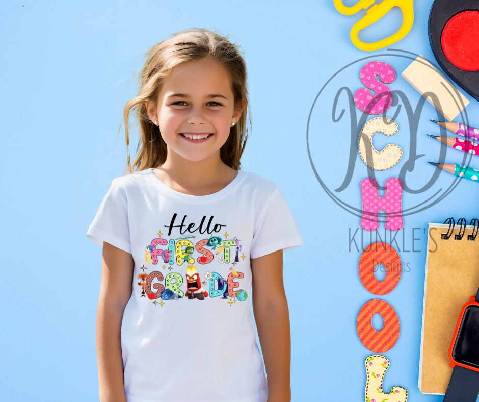 Inside Out 2 Back to School Grades Graphic Apparel