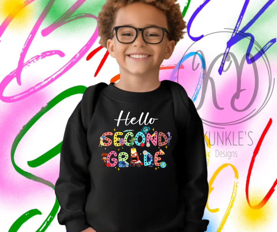 Inside Out 2 Back to School Grades Graphic Apparel