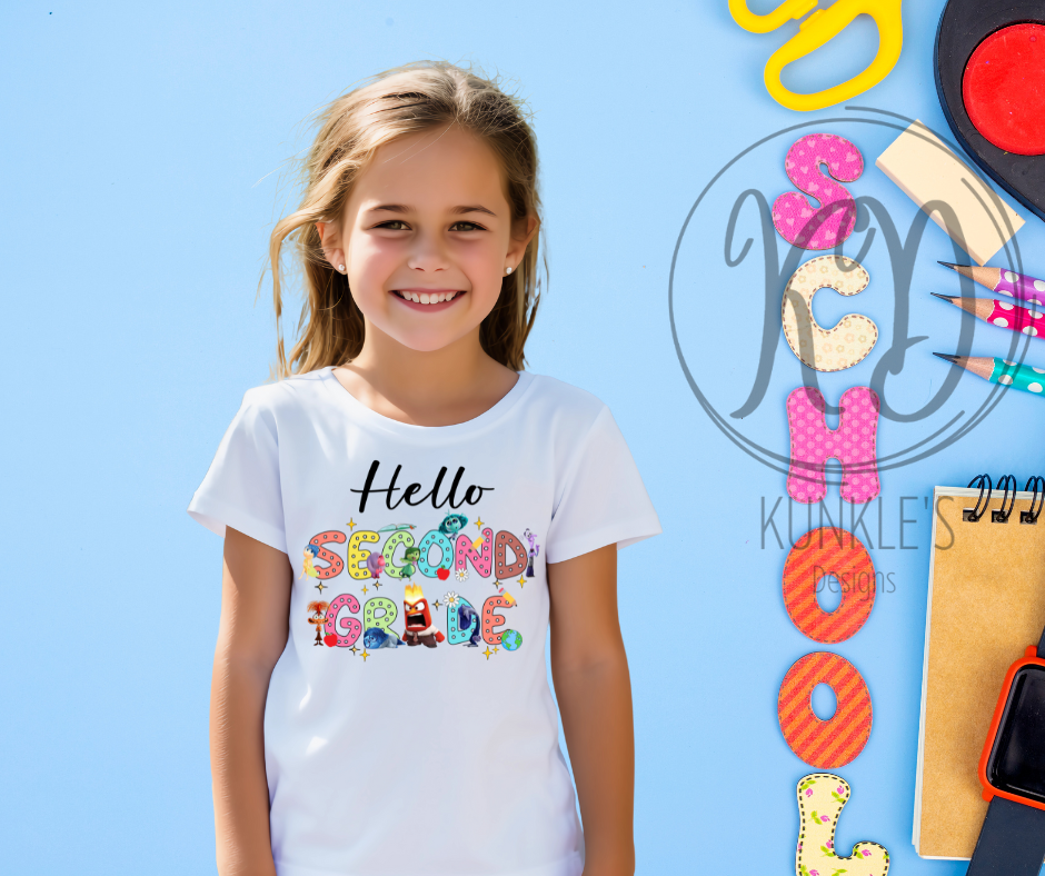 Inside Out 2 Back to School Grades Graphic Apparel