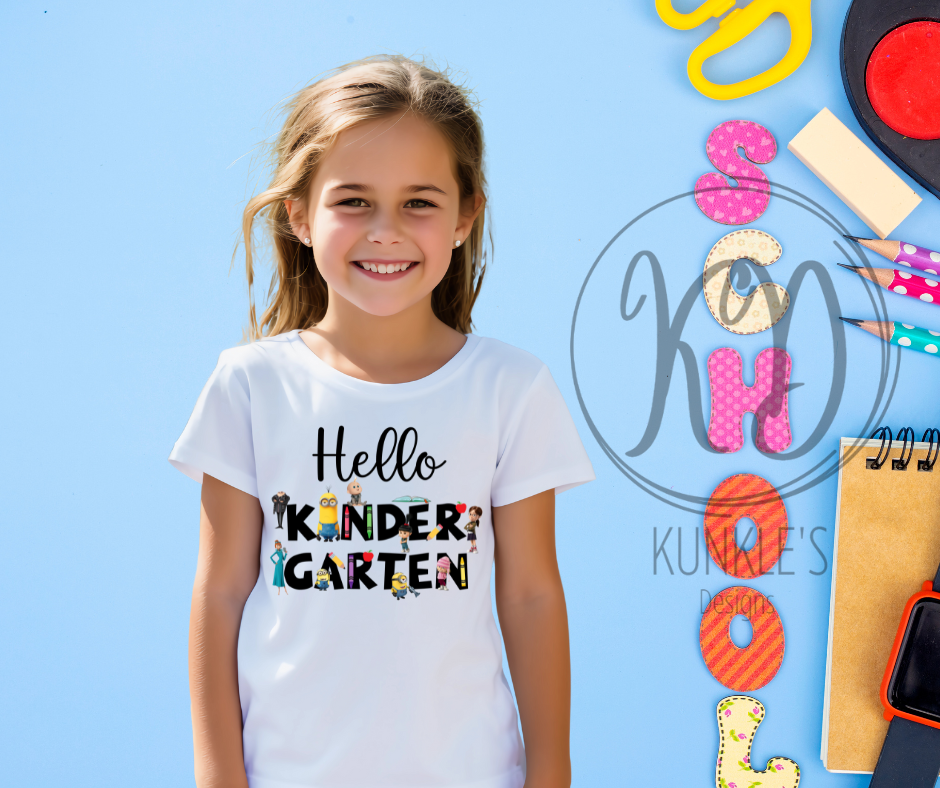 Despicable Me Back to School Grades Graphic Apparel