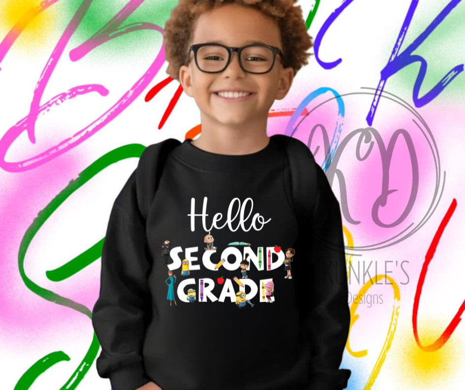 Despicable Me Back to School Grades Graphic Apparel