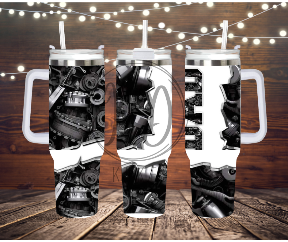 40 oz Tumbler Dad Design