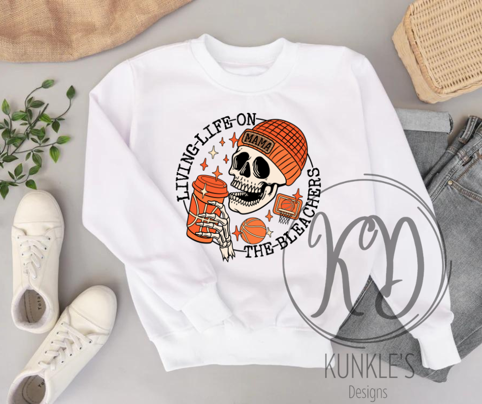 Living Life on the Bleachers Basketball Apparel