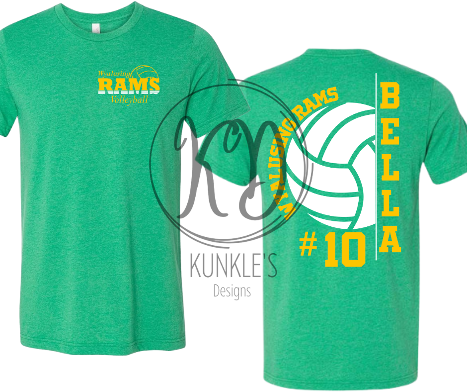 Volleyball Personalized Graphic Apparel