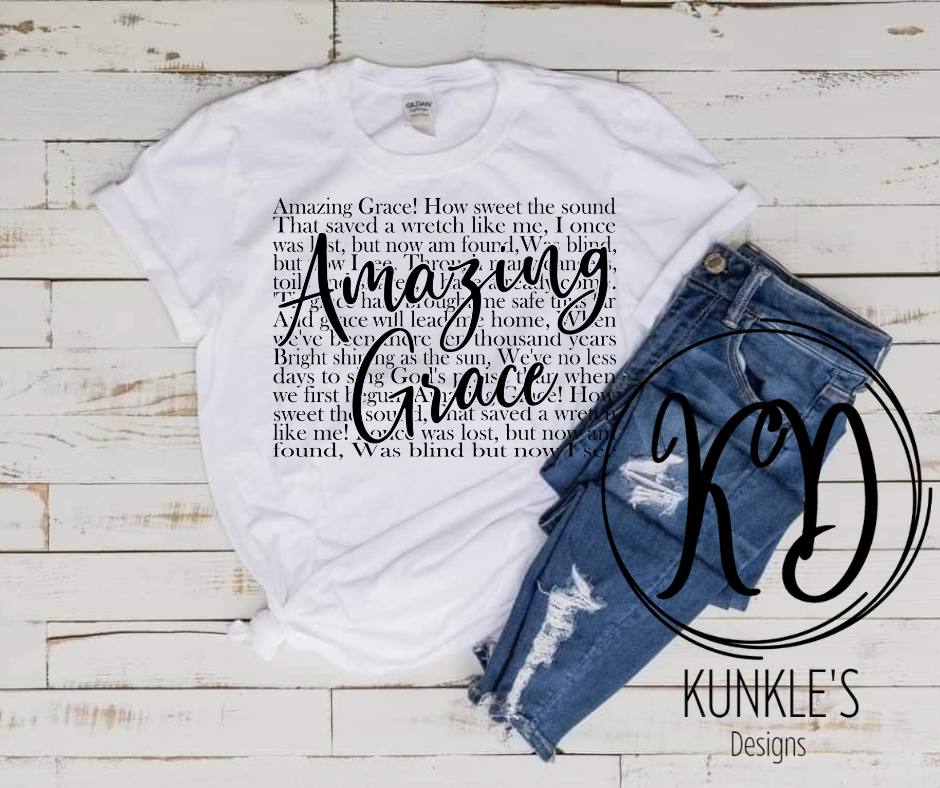 Amazing Grace T-Shirt Design