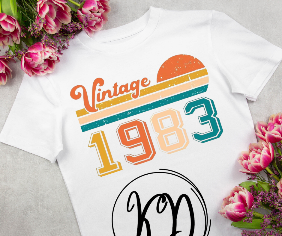 Vintage 1983 Apparel Design