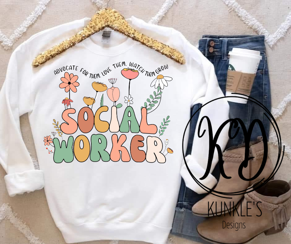 Social Worker Apparel Design
