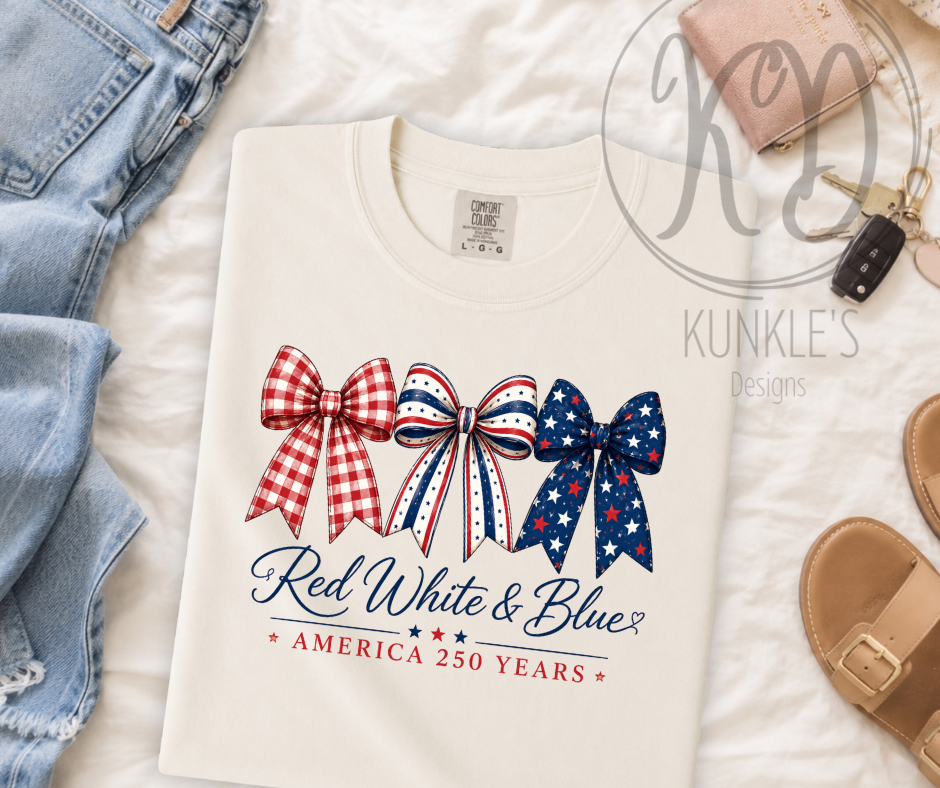 4th of July - 250 Year Anniversary Graphic Tees