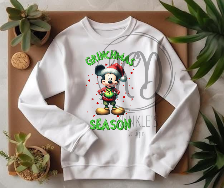 Grinchmas Season Characters Graphic Apparel