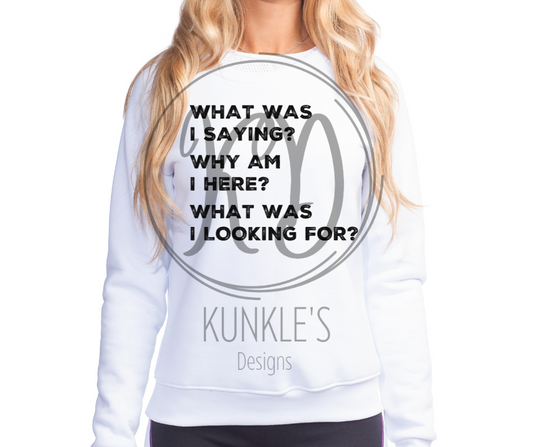 What was I saying? Why am I hear? What was I looking For? Apparel Design