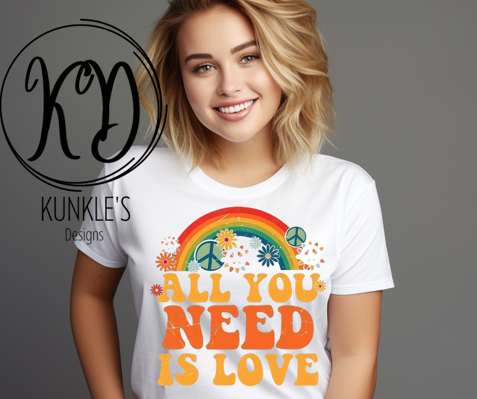 All you Need is Love Apparel Design