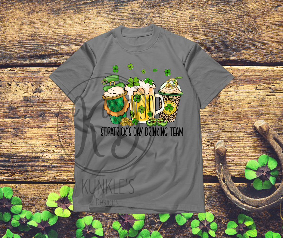 St. Patrick's Day - Drinking Team Graphic Apparel