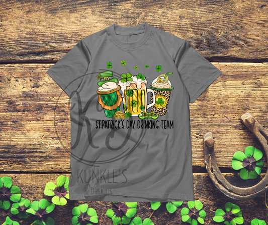 St. Patrick's Day - Drinking Team Graphic Apparel
