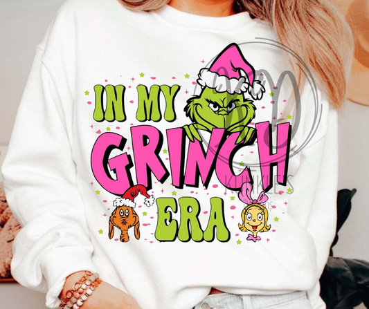 Pink In My Grinch Era Graphic Apparel