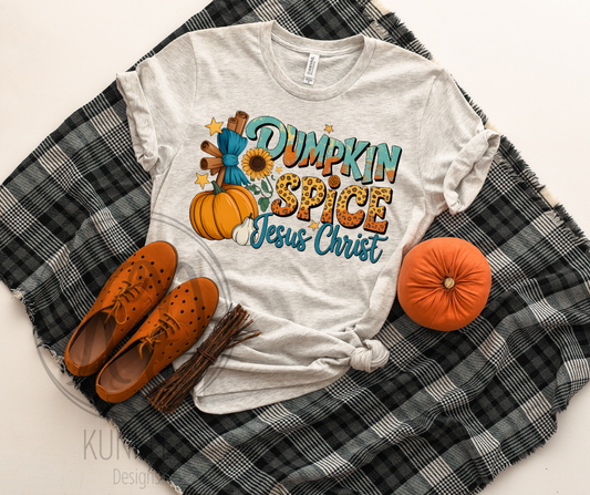 Pumpkin Spice & Jesus Christ Graphic Apparel