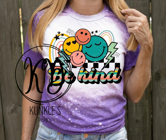 Smilies Bolts Be Kind Retro Apparel Design