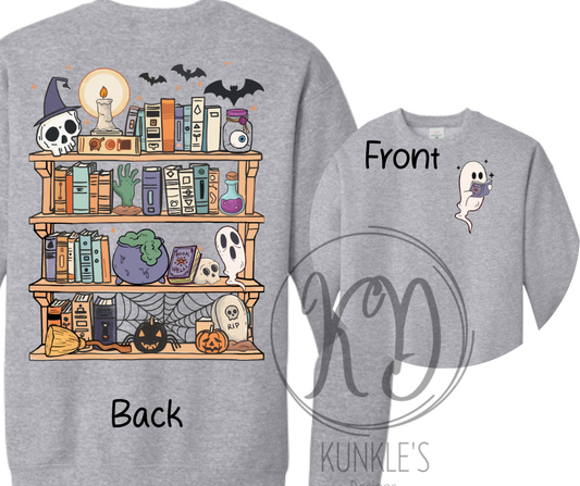 Halloween Library Ghost Graphic Apparel