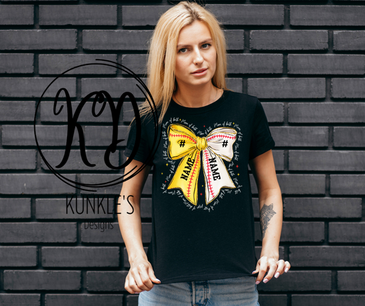 Mom Of Both - Softball - Baseball - Personalized Graphic Apparel