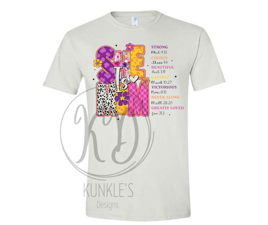 Mother's Day - She is Graphic Apparel