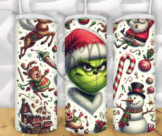 Christmas Grinch Tumbler Designs