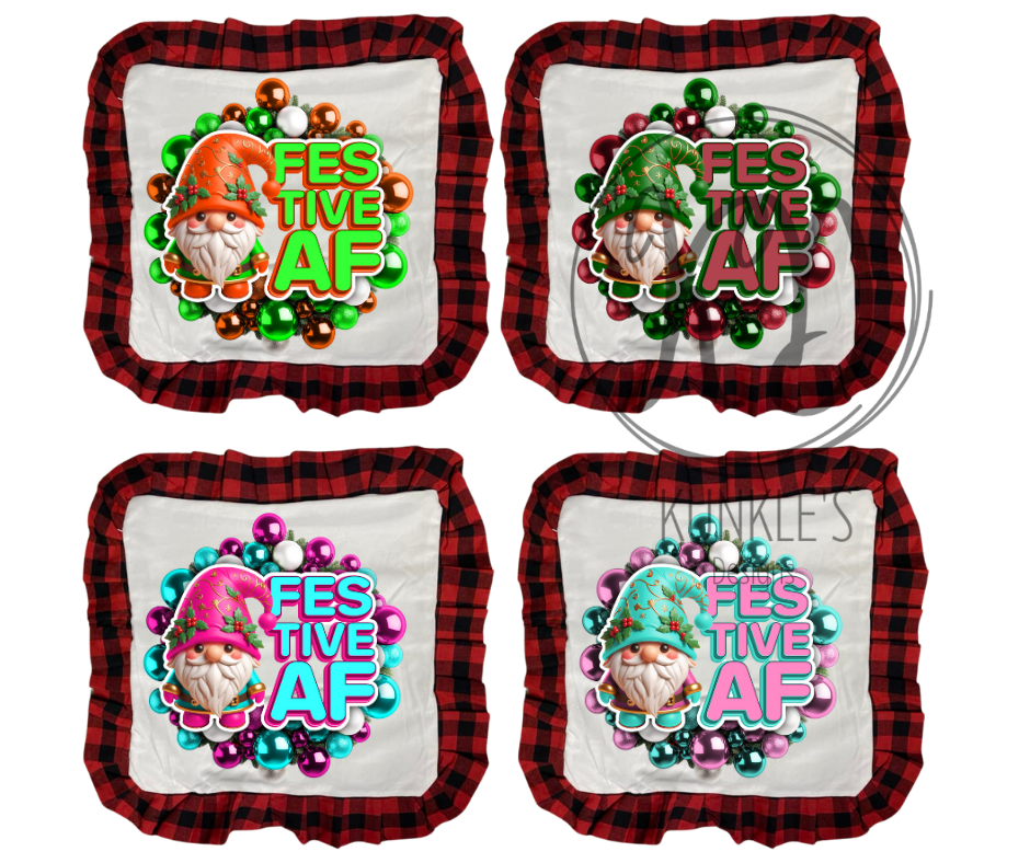 Gnome Festive AF Graphic Apparel & Home Decor