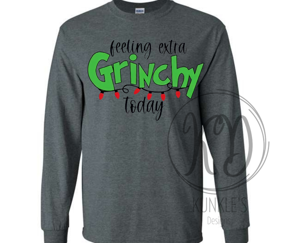 Feeling Extra Grinchy Today Graphic Apparel