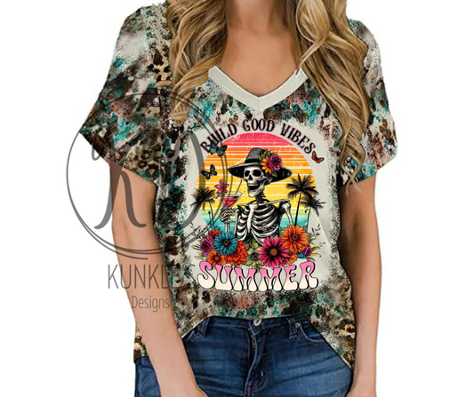 Build Good Vibes Summer Graphic Apparel