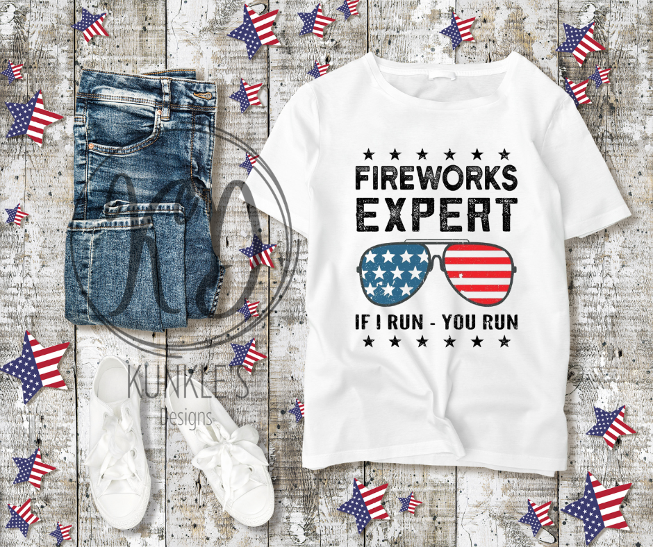 Fireworks Expert Graphic Apparel