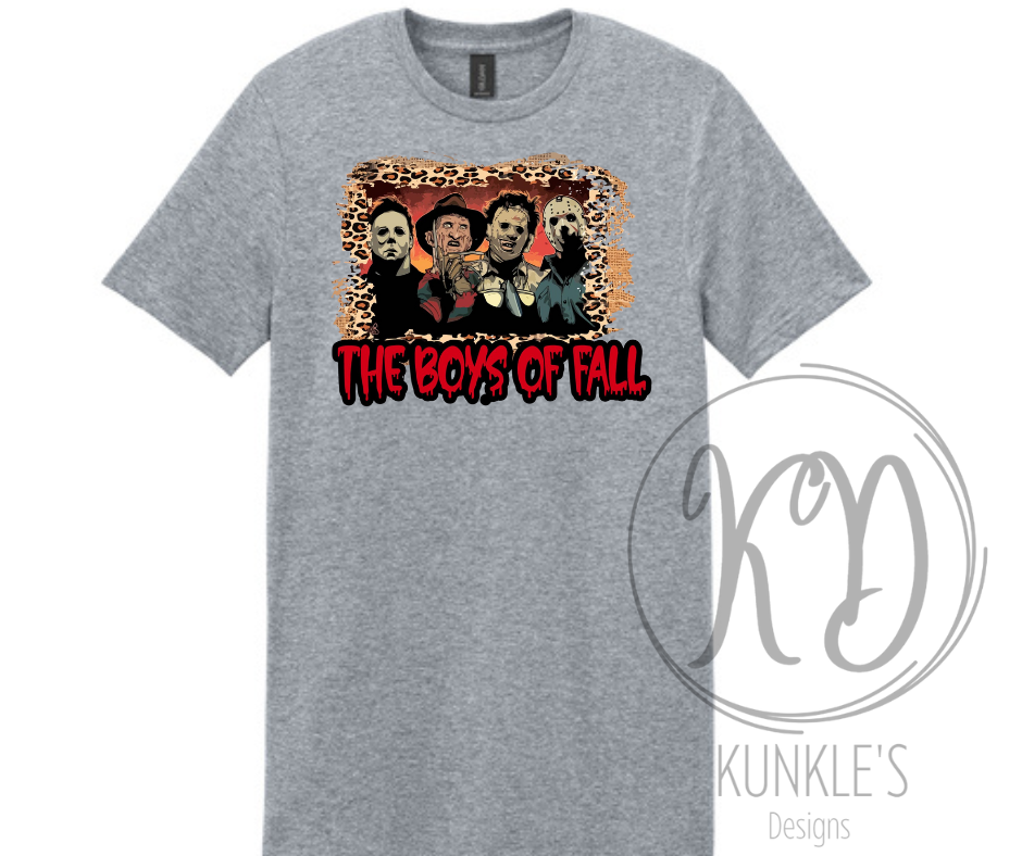 The Boys of Fall Graphic Apparel