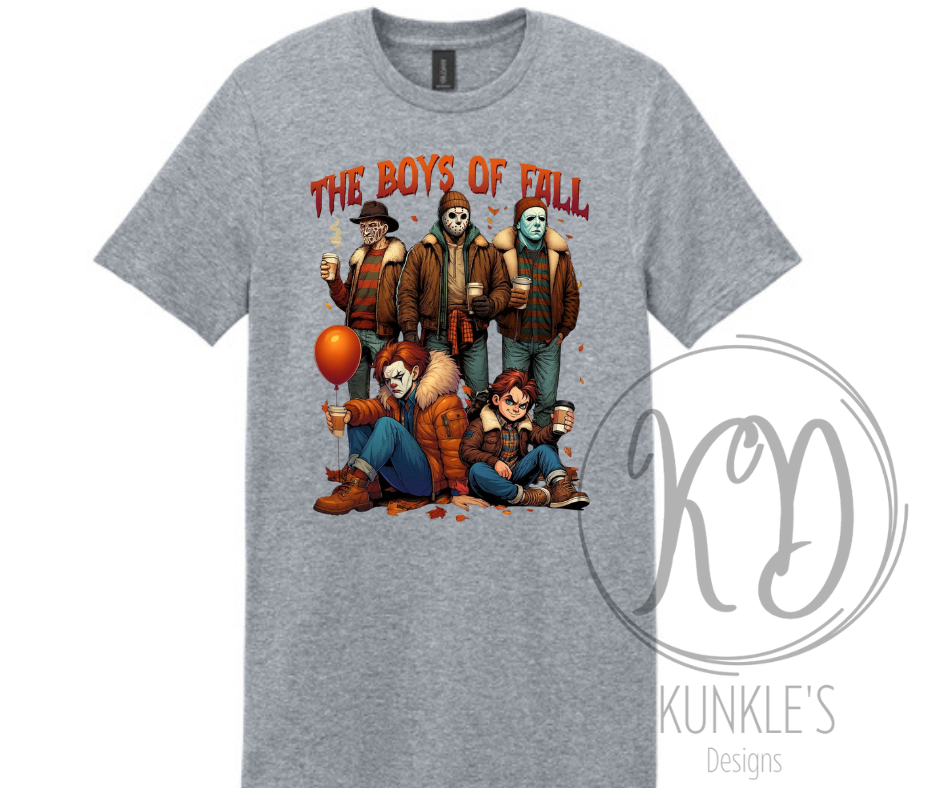 The Boys of Fall Graphic Apparel
