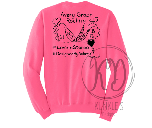 Avery Grace Roehrig Memorial Designed by Aubrey Graphic Apparel