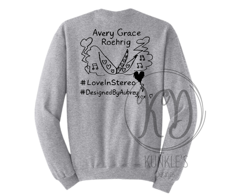 Avery Grace Roehrig Memorial Designed by Aubrey Graphic Apparel