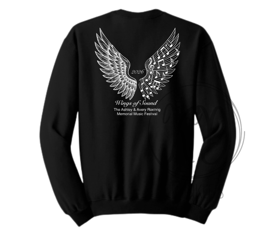 Wings of Sound - Ashley & Avery Roehrig Music Festival Graphic Apparel