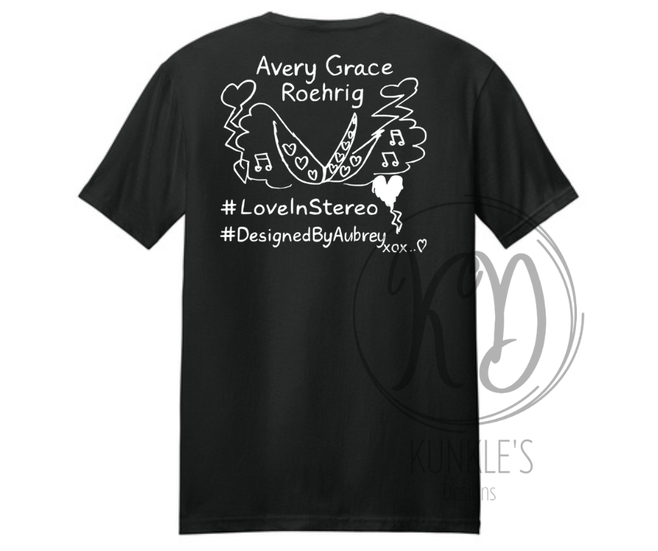 Avery Grace Roehrig Memorial Designed by Aubrey Graphic Apparel
