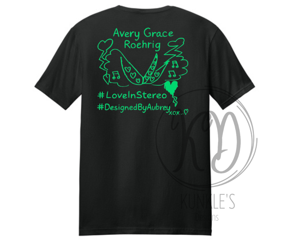Avery Grace Roehrig Memorial Designed by Aubrey Graphic Apparel