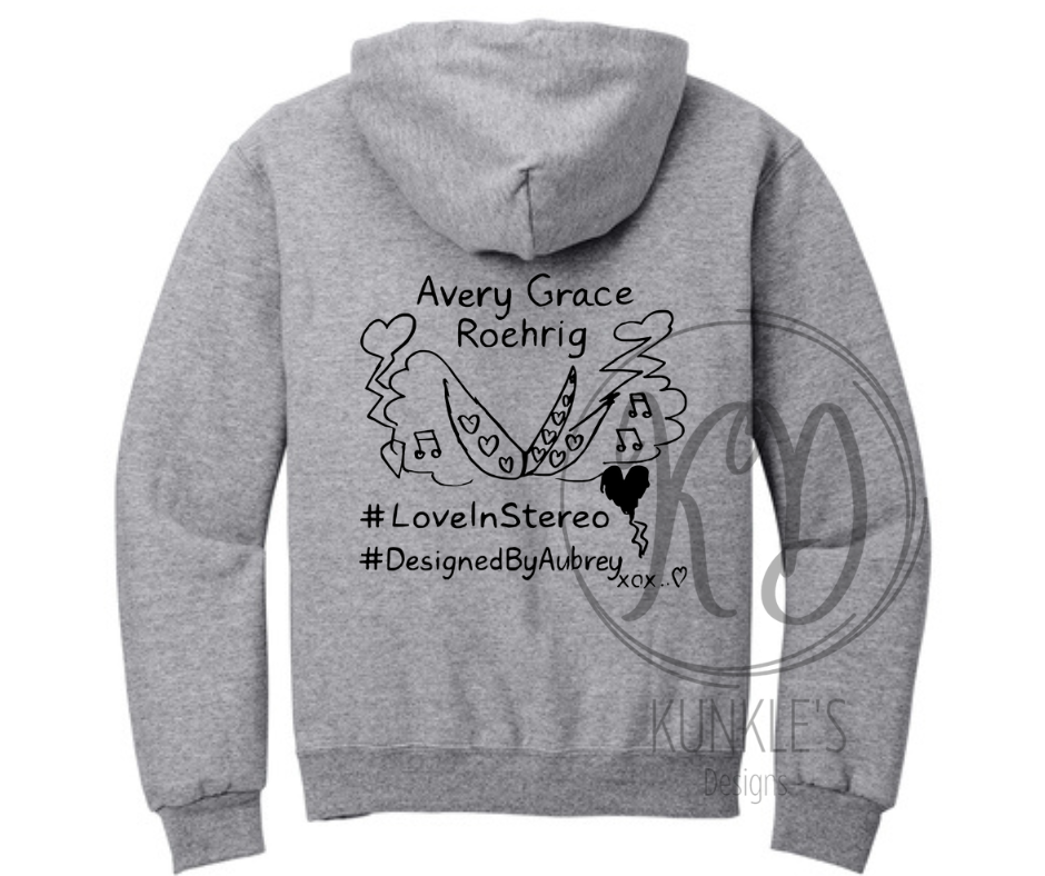 Avery Grace Roehrig Memorial Designed by Aubrey Graphic Apparel