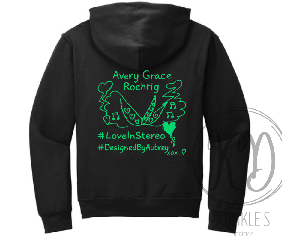 Avery Grace Roehrig Memorial Designed by Aubrey Graphic Apparel