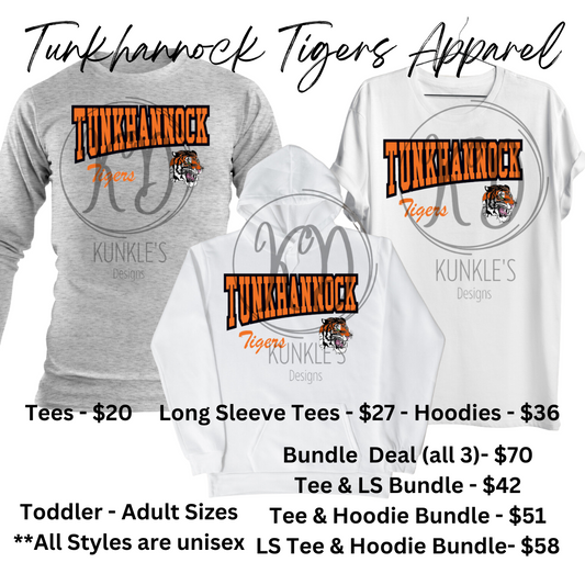 Tunkhannock Tigers School Spirit Apparel