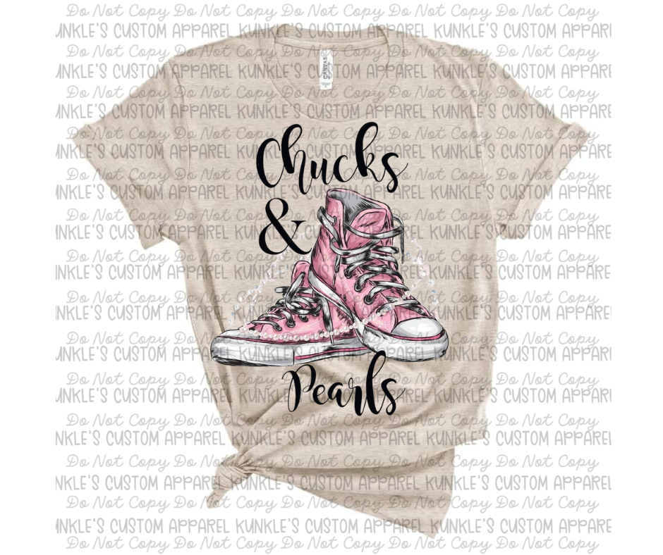 Chucks & Pearls Apparel Design