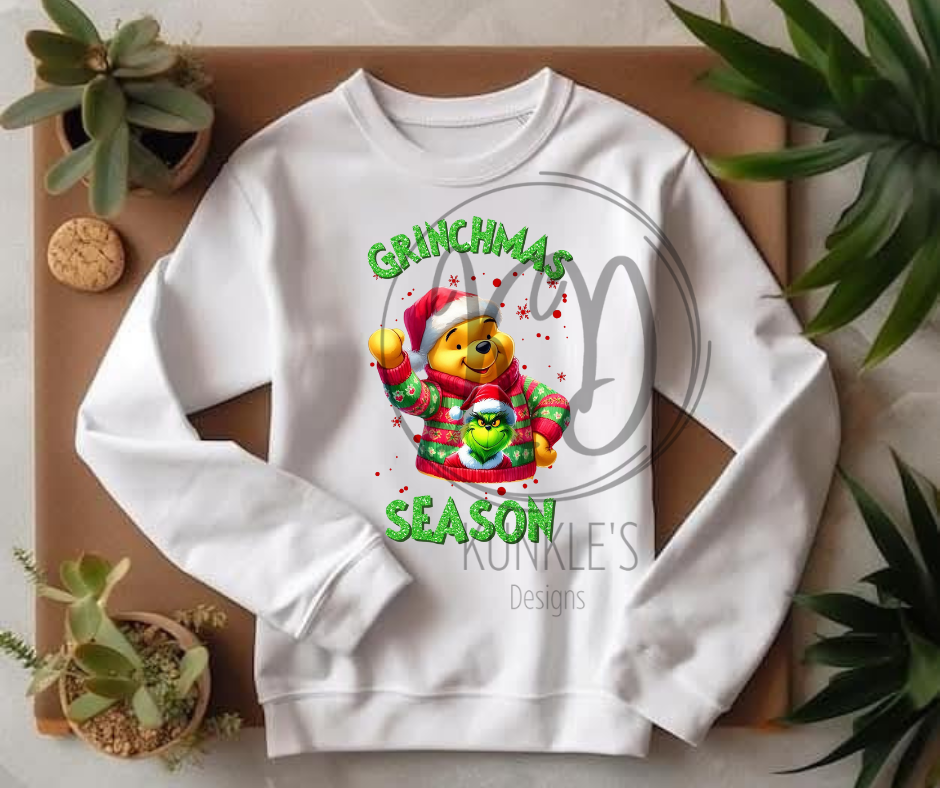 Grinchmas Season Characters Graphic Apparel