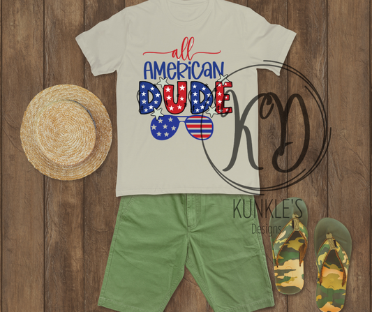 All American Dude Graphic Apparel