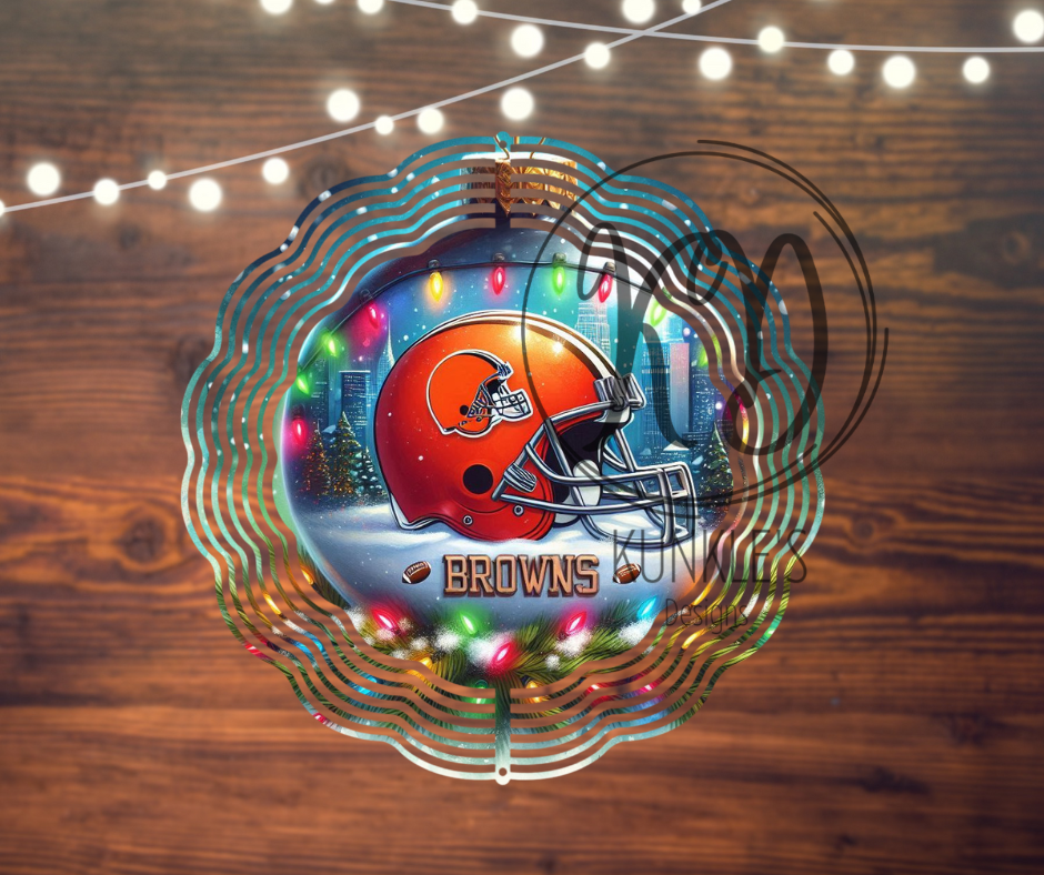 NFL Christmas Wind Spinners