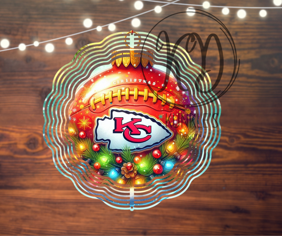 NFL Christmas Wind Spinners