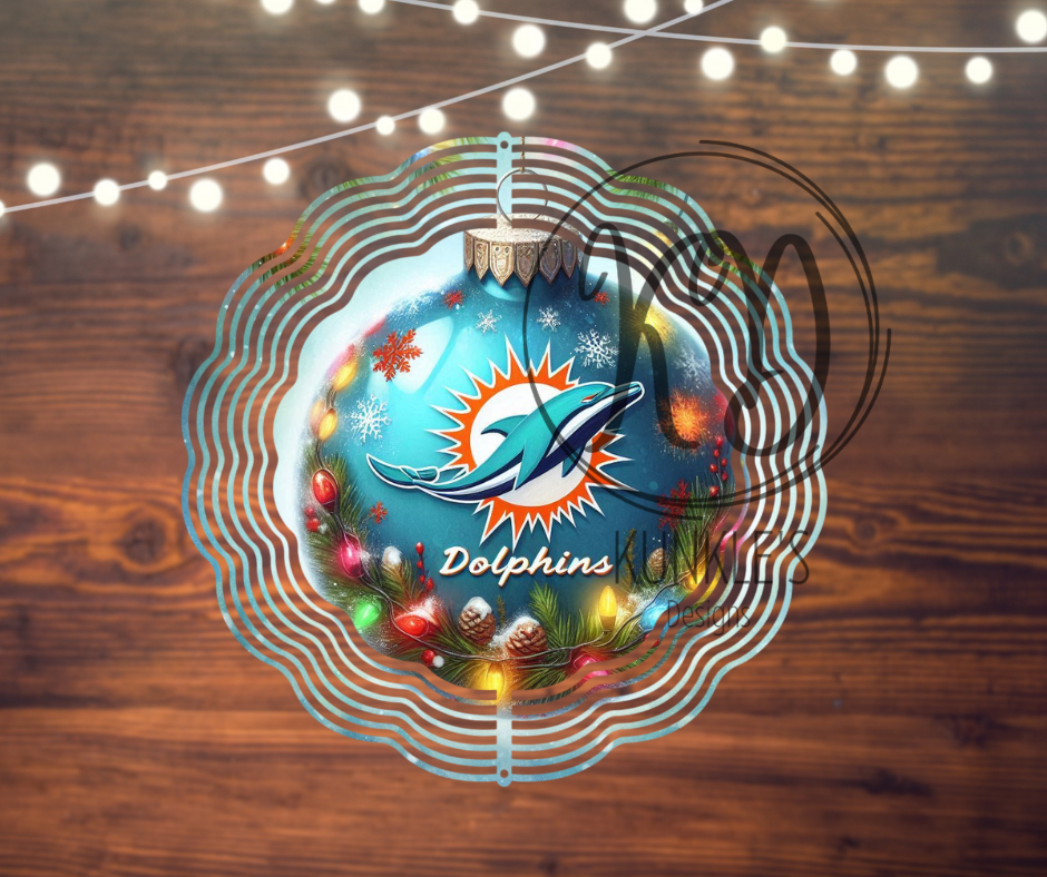 NFL Christmas Wind Spinners