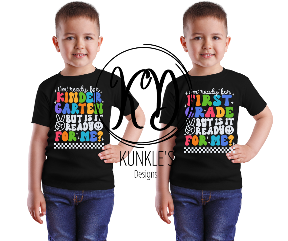 I'm Ready for - - - Back to School Grades Graphic Apparel