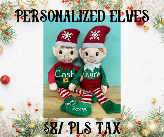 Personalized Christmas Elves