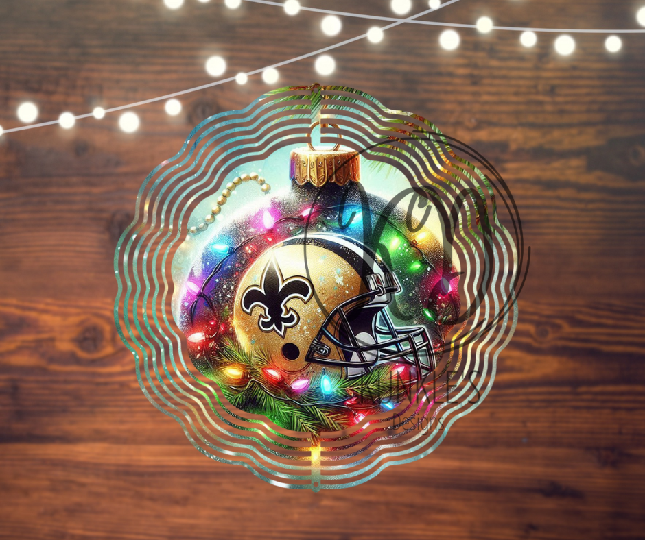 NFL Christmas Wind Spinners